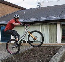 mountain biking and biketrial skills
