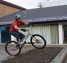 mountain biking and biketrial skills