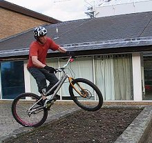 mountain biking and biketrial skills