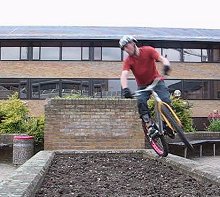 mountain biking and biketrial skills