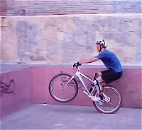 mountain biking and biketrial skills