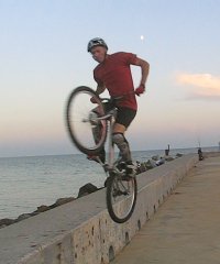 mountain biking and biketrial skills