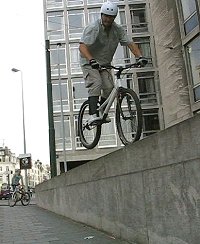 mountain biking and biketrial skills