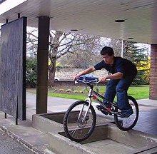 mountain biking and biketrial skills