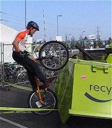 mountain biking and biketrial skills