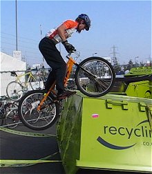 mountain biking and biketrial skills