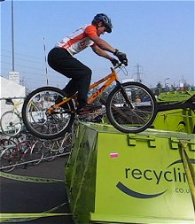mountain biking and biketrial skills