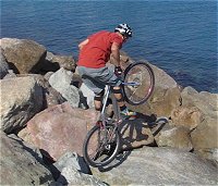 mountain biking and biketrial skills