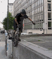 unicycle trials video