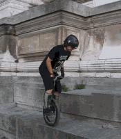 unicycle trials video