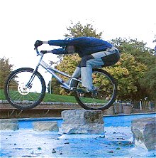 mountain biking and biketrial skills