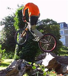 mountain biking and biketrial skills