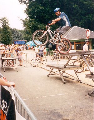 mountain biking and biketrial skills