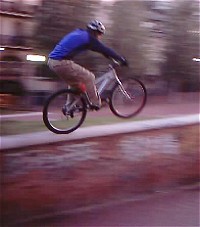 mountain biking and biketrial skills