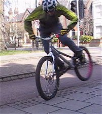 mountain biking and biketrial skills