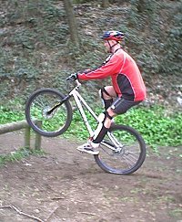 mountain biking and biketrial skills