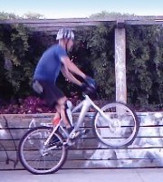 mountain biking and biketrial skills