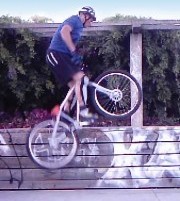 mountain biking and biketrial skills