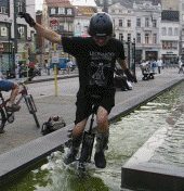 unicycle trials video